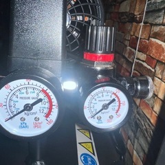 12月内希望　エアーコンプレッサー　アルミ製　50リットルの画像