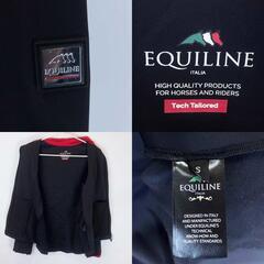 エクイライン EQUILINE ジップアップ ライディングジャケット S ブラック レディース 乗馬 馬術の画像
