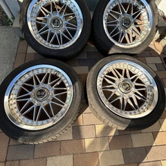 ワーク　REZAX レザックス17インチ アルミホイールセット（4本）の画像