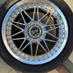 ワーク　REZAX レザックス17インチ アルミホイールセット（4本）の画像