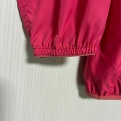 モンベル montbell ウインドブラストパーカー　ピンク　130センチの画像