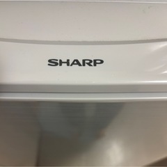 SHARP冷蔵庫137L2ドア(ドアの付け替え可)の画像
