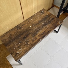 ニトリ　ローテーブル　足回りしっかりしてますの画像