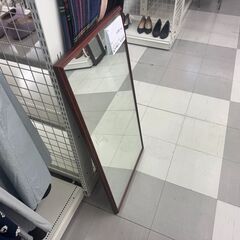 ★リユースのサカイ千葉中央店★  姿見 茶系 H93×D3×W49 クリーニング済み TC5808の画像