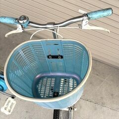 ブリジストン　信頼のBAA　24インチ　子供用自転車　水色　引き取り：田川郡香春町の画像