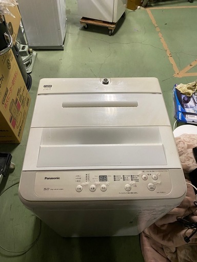 ○東166 動作品 Panasonic 洗濯機 NA-F50B13 5.0L 縦型 一人暮らし用 2019年製