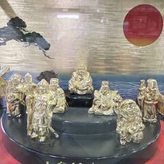 【愛品館 市原店】七福神 純金メッキ【高岡銅器】の画像