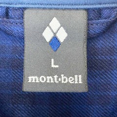 【未使用】モンベル メリノウール O.D.シャツ L ネイビー 1114666 メンズ mont-bell 中厚手 長袖の画像