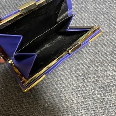 Pierre Cardin 二つ折り財布 紫の画像