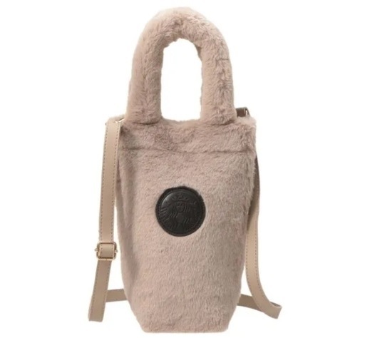 スターバックス スタバ STARBUCKS ボトルショルダーバッグファー