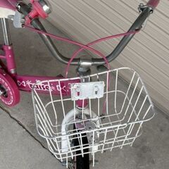 14インチ　子供用自転車　ピンク　引き取り：田川郡香春町の画像