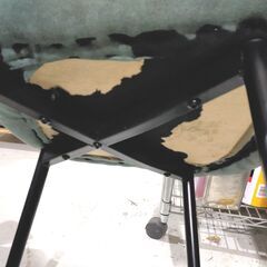 現状特価品 NOCE ノーチェ ダイニングチェア カラー グリーン ポリウレタンレザー SDR2847Bの画像