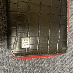 ブラック クロコダイル風 財布の画像