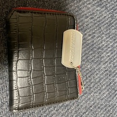 ブラック クロコダイル風 財布の画像