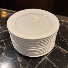 【食器③】取り皿　直径１８cm　１２枚　白の画像