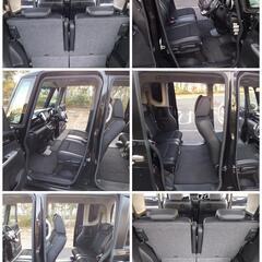 平成 28 年式／ホンダ／NーBOX カスタム／G ターボ Lパッケージ／後期モデル／禁煙車／エアロパーツ／アルミホイール／両側パワースライドドア／スマートキー／ナビ／フルセグテレビ／バックモニター／ビルトインETC／車内 清掃済み／ 車検 09/08の画像