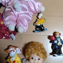 アンティークピエロ人形セット‼️の画像