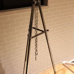 キャプテンスタッグ トライン 焚き火三脚の画像