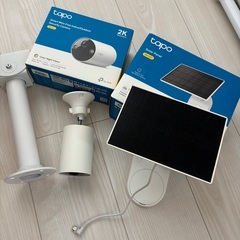 現在最初のご希望者と調整中の為メッセージはお控え下さい。Tapo Wi-Fiワイヤレス充電式防犯カメラの画像