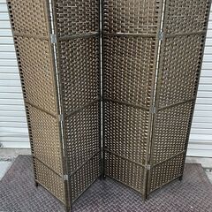 ★ アジアンテイスト パーティション H148xD40cm 4枚組 間仕切り 仕切り 目隠しの画像