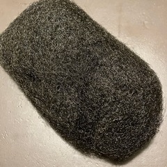 梳き毛　ブロンド×1束　黒×1束の画像