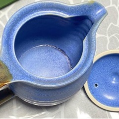新品　aito ポット付き　四季の器　ペアカップ　紺碧　セットの画像