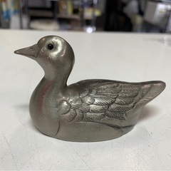 アンティーク　アヒル　ボトルオープナー　栓抜き　雑貨　置物　飾り　装飾　レトロ　シルバー　中古　③の画像