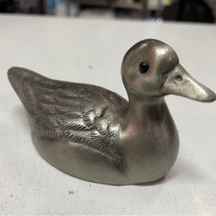 アンティーク　アヒル　ボトルオープナー　栓抜き　雑貨　置物　飾り　装飾　レトロ　シルバー　中古　③の画像