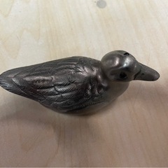 アンティーク　アヒル　ボトルオープナー　栓抜き　雑貨　置物　飾り　装飾　レトロ　シルバー　中古　③の画像