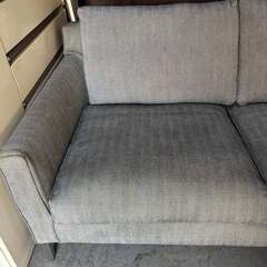 ACTUS/eilersen　アクタス/アイラーセン ストリームライン デンマーク製 二人がけソファー　北欧家具　男前インテリアカバーリングソファ 参考定価30万円超 Usedの画像