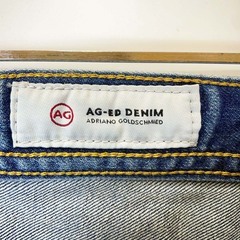 【未使用】AG-ED DENIM エイジド THE DYLAN デニムパンツ ストレッチ  31 ダメージ加工 ジーンズ メンズ エージーの画像