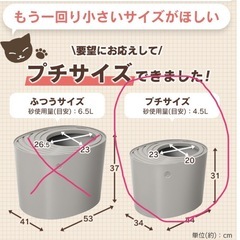 アイリスオーヤマ　上から猫トイレ　プチ　アイボリー　中古の画像