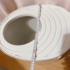 アイリスオーヤマ　上から猫トイレ　プチ　アイボリー　中古の画像