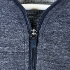 【未使用】モンベル メリノウール プラスアクション ジップネック M グレー 1114440 レディース mont-bellの画像