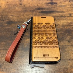 🌴🌴iPhone12 mini 木製スマホケース🌴🌴リメイク品🌴🌴の画像