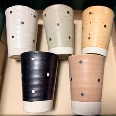 美濃焼　陶器コップ
の画像