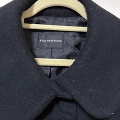 美品　AND NEW YORK ブラック 黒 コート　Sの画像