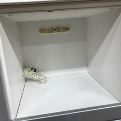 ジャングルジャングル貝塚店　レンジボード　2枚扉　引き出し　グレー　灰色　透明ガラス　コンセント　高さ調節可　調節　中古　貝塚市　二色浜の画像