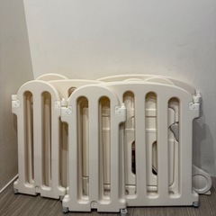 ベビーサークル GU MODE　ベージュ／幅357cm の画像