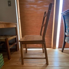【取引中】IKEA 木製 椅子 チェア の画像