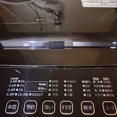 洗濯機　6キロ　クリーニング済み　掃除済み　名護市の画像