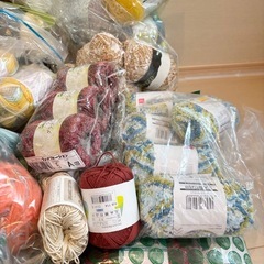 毛糸 たくさん まとめての画像