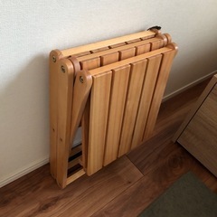 折り畳み木製ラックの画像