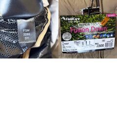 【未使用】ワークマン 洗えるフュージョンダウンスカート LL ベージュ LF597 レディース WORKMAN アウトドア キャンプ 乗馬 ひざ掛けにもの画像