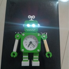 目覚まし時計　ロボット型の画像