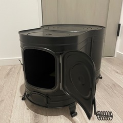 新品・未使用 ホンマ製作所 AF-52　時計型薪ストーブ 煙突付属の画像