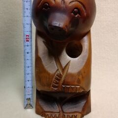 木彫り 熊の置物2体 (ぱなご) 金沢文庫のインテリア雑貨/小物《置物