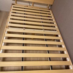 値下げ！！タンスのゲン セミダブルベッド マットレスセットの画像