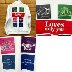 ラヴズオンリーユー 引退記念 ジャンパー ジャケット DMM バヌーシー 限定 S ホワイト JRA 競馬の画像