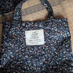 婦人用　レインコート　フリーサイズ　撥水加工　収納手提げ付き　の画像